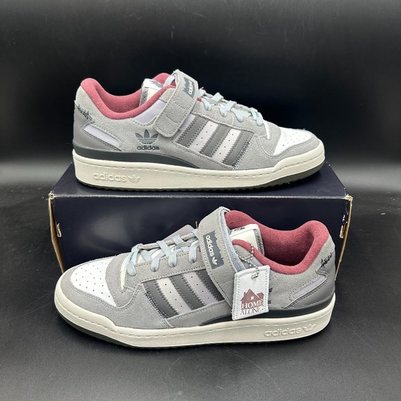 Adidas Originals Forum 84 Low Home Alone 2 Grey White ID4328 Men's Size 10 - Picture 1 of 8